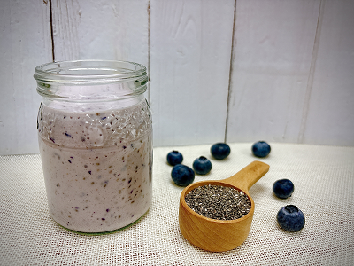 藍莓優格奇亞籽圖片