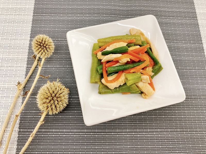 示範食譜：豆炒雞絲圖片